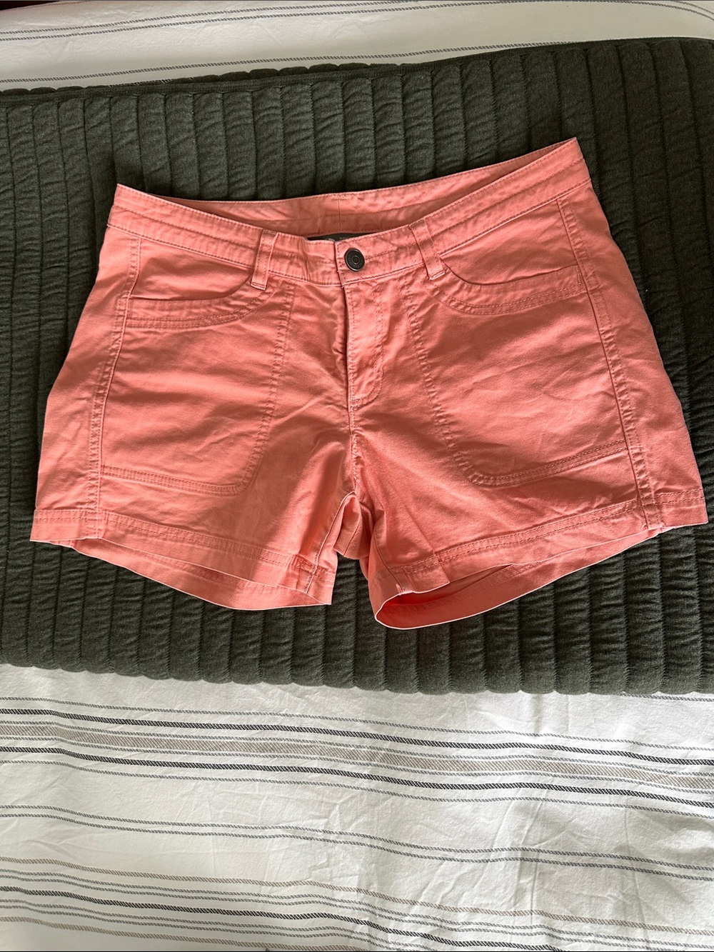 The North Face Coral-Peach Women's Cotton Blend Shorts